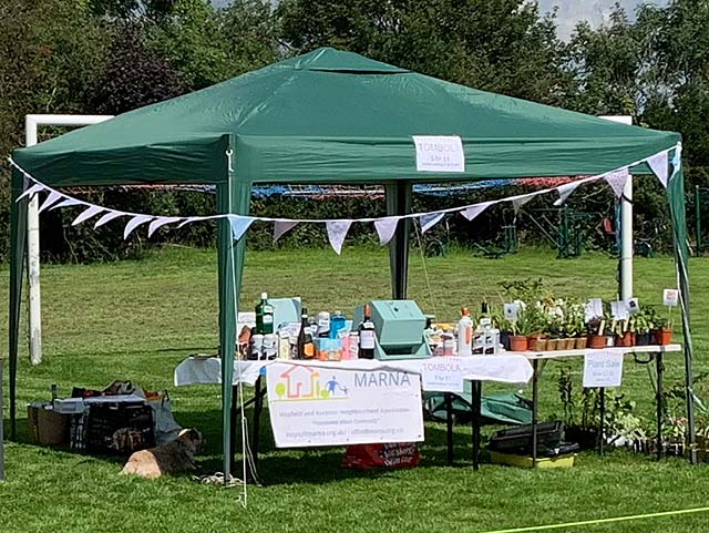 Tombola at village fete